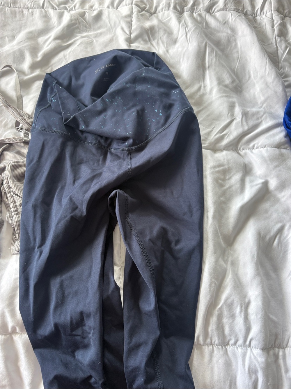 Women's Navy High-Waist Athletic Leggings